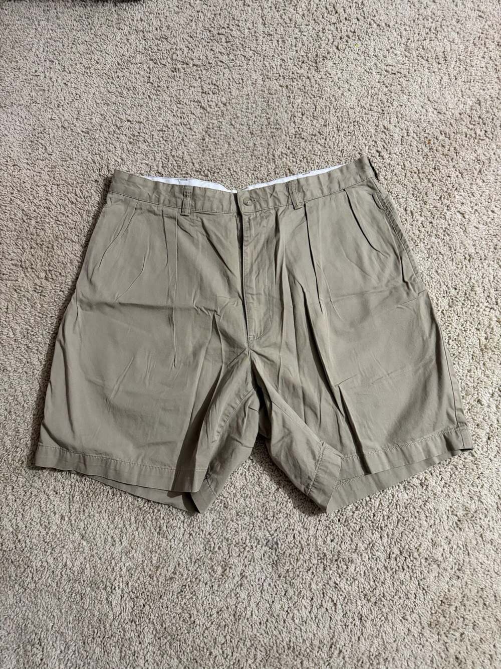 Polo Golf Ralph Lauren Men's Pleated Khaki Chino Shorts Size 36